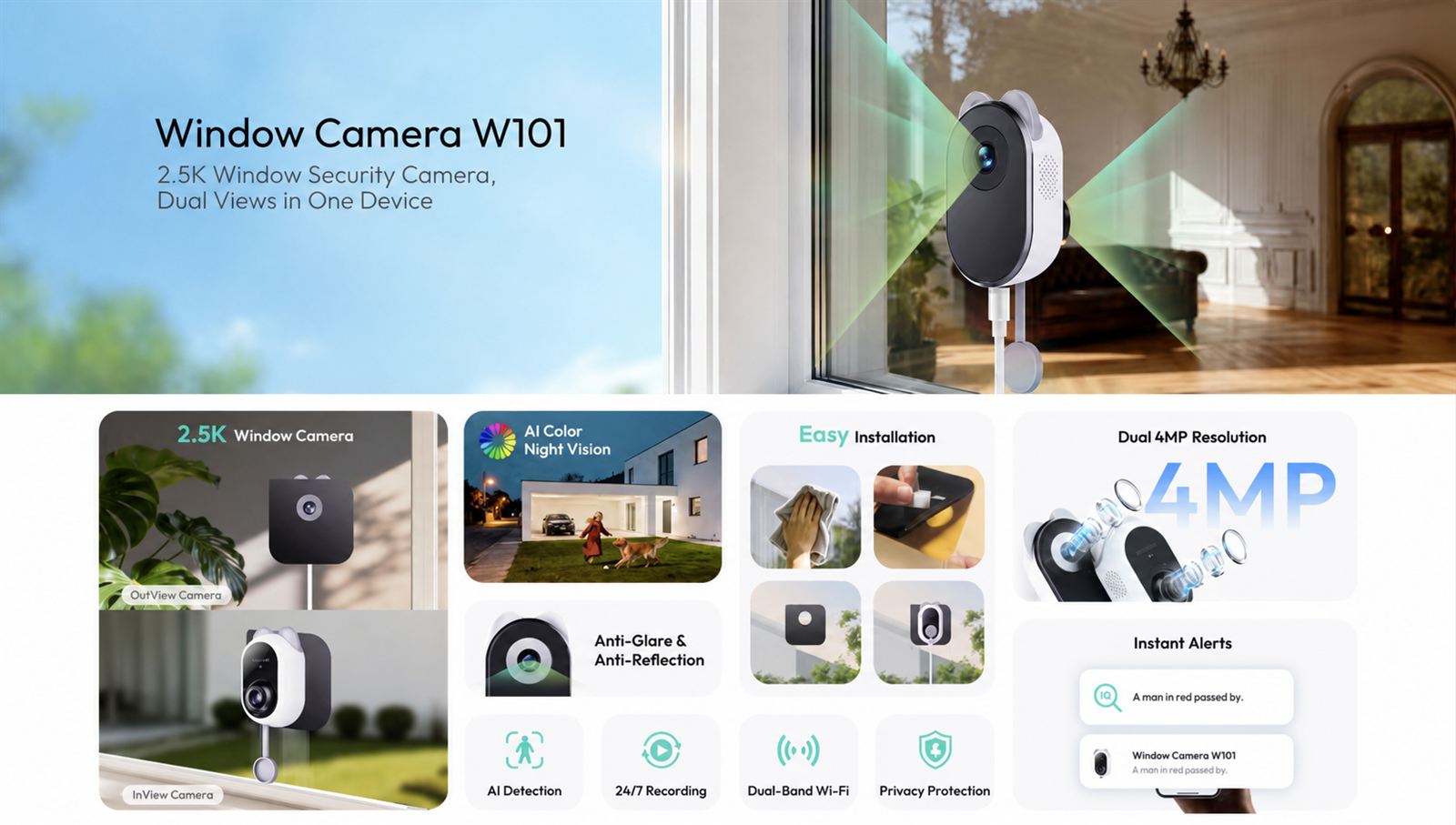 W101 Window Camera